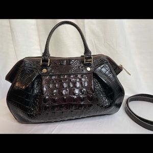 Medium Brown Brahmin cross body